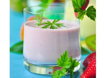Trinkjoghurt mit Erdbeeren Trinkjoghurt mit Erdbeeren