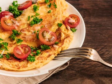 Omelett mit Tomaten Omelett mit Tomaten