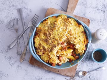 Sauerkrautauflauf mit Schupfnudeln Sauerkrautauflauf mit Schupfnudeln