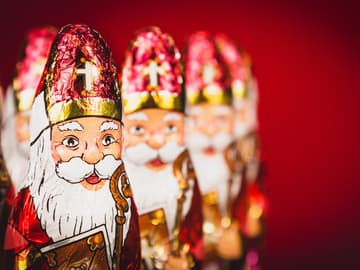 Schoko-Weihnachtsmänner Schoko-Weihnachtsmänner