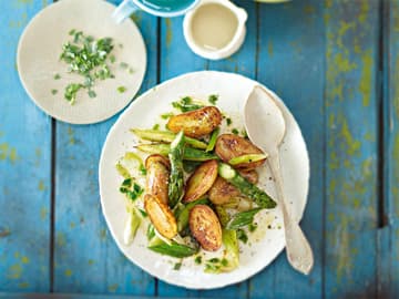 Estragon-Kartoffeln mit grünem Spargel Estragon-Kartoffeln mit grünem Spargel