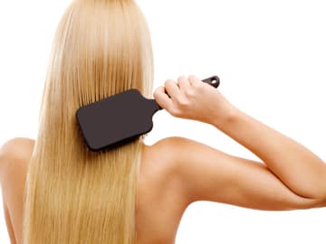 Lange, blonde Haare Lange, blonde Haare