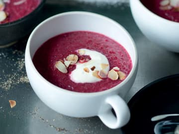 Rote-Bete- Cremesuppe Rote-Bete- Cremesuppe