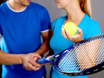 Paar, Tennisschläger Paar, Tennisschläger
