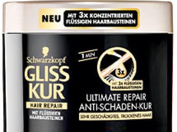 „Gliss Kur Ultimate Repair Anti-Schaden-Kur“ „Gliss Kur Ultimate Repair Anti-Schaden-Kur“