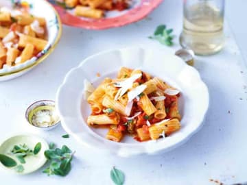 Tomaten-Rigatoni Tomaten-Rigatoni