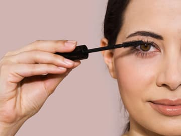Wimpern tuschen Wimpern tuschen