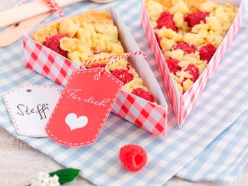 Schneller Himbeer-Streuselkuchen Schneller Himbeer-Streuselkuchen