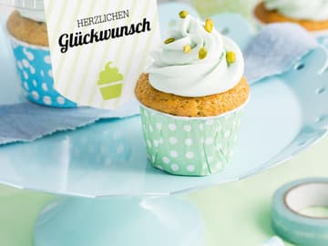 Pistazien-Limetten-Cupcakes Pistazien-Limetten-Cupcakes