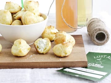 Würzige Windbeutel mit Frischkäse Würzige Windbeutel mit Frischkäse