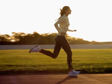 Frau am joggen Frau am joggen