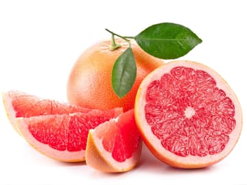 Grapefruit mit Vitaminen Grapefruit
