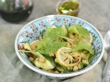 Kichererbsen mit Zucchini Kichererbsen mit Zucchini