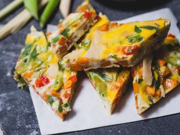 Thai-Frittata aus der Paleo Diät Thai-Frittata