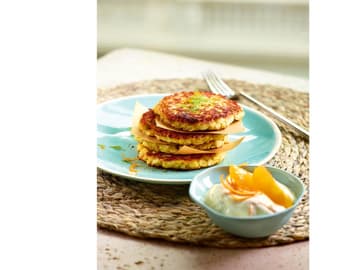 Fenchelpuffer mit Orangenfrischkäse Fenchelpuffer mit Orangenfrischkäse