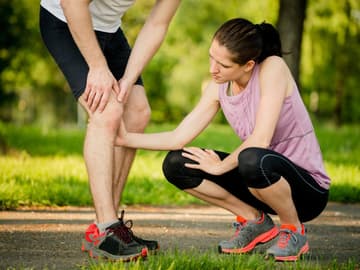 Frau und Mann beim Sport Frau und Mann beim Sport