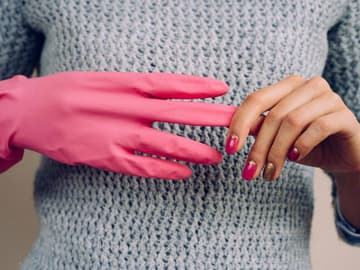 Gummihandschuhe können Latexallergie verursachen Latexallergie