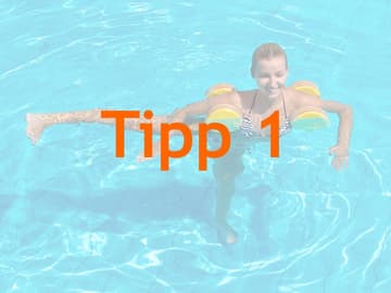 Fünf Übungen für Aquafitness Fünf Übungen für Aquafitness