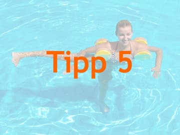 Fünf Übungen für Aquafitness Fünf Übungen für Aquafitness