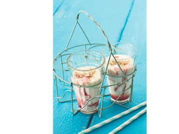 Kefirdrink mit Haferflocken Kefirdrink mit Haferflocken