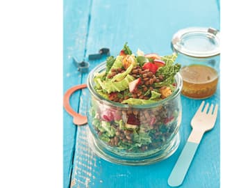 Wirsing-Linsensalat mit Sesam-Dressing Wirsing-Linsensalat mit Sesam-Dressing
