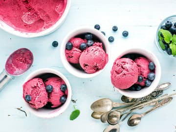 Blaubeer Frozen Joghurt Blaubeer Frozen Joghurt