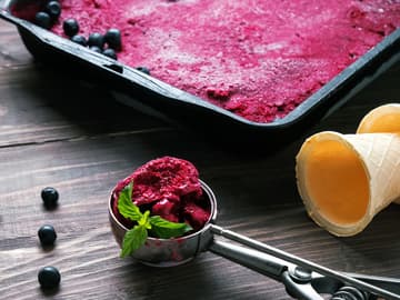 Wassermelone-Blaubeer-Eis Wassermelone-Blaubeer-Eis