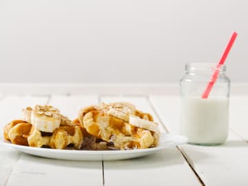 Gesunde Bananen-Waffeln Gesunde Bananen-Waffeln
