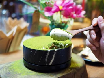 Matcha Tiramisu Tiramisu mit Matcha Pulver