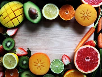 Verschiedenes-Obst Angeschnittenes Obst