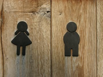 Toilettenschild