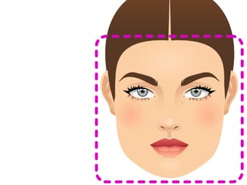 Gesicht_viereckig Grafik Gesicht viereckig