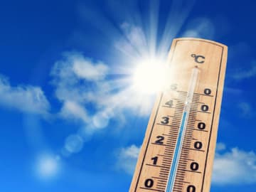 Thermometer Thermometer in der Sonne