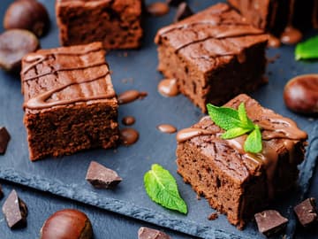 Schoko_Minze_Brownies Schoko Minze Brownies