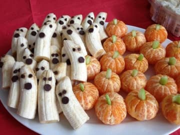 Geisterbananen_Mandarinenkürbisse Geisterbananen_Mandarinenkürbisse