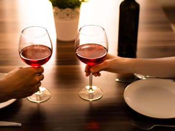Wein Weingläser
