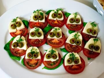halloween-rezept-monster-caprese-salat Halloween Rezept Monster
