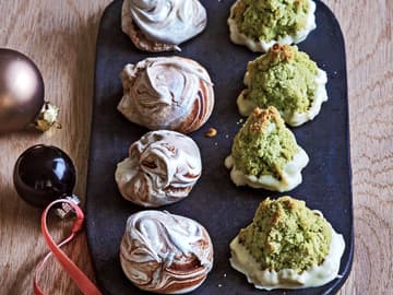 Matcha-Kokosberge Matcha-Kokosberge