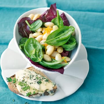 Spinat-Bohnen-Salat Spinat-Bohnen-Salat