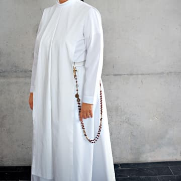 Schwester Ursula lebt im Kloster und fühlt sich wohl Schwester Ursula im Kloster