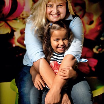 Ulrike Montani mit ihrer Tochter Amelie Mutter und Tochter