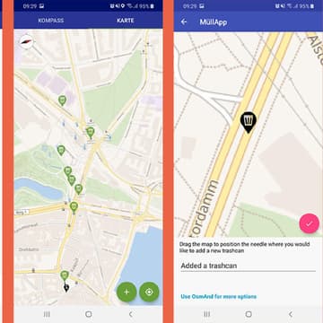 MüllApp Screenshots MüllApp