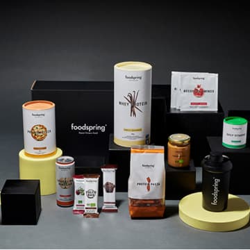 Foodspring_Black_Friday Sparen Sie bei den Black Boxen von Foodspring.